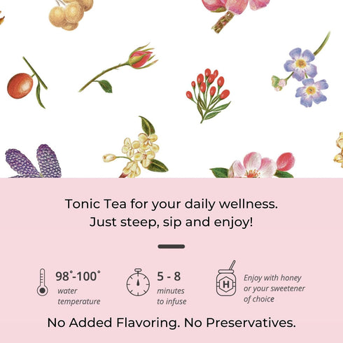5 10 Tily Tea Assorted Herbal Tea Box - Flavors of Caffeine-Free Tea - Morning Shine, Through the Day, Evening Calm