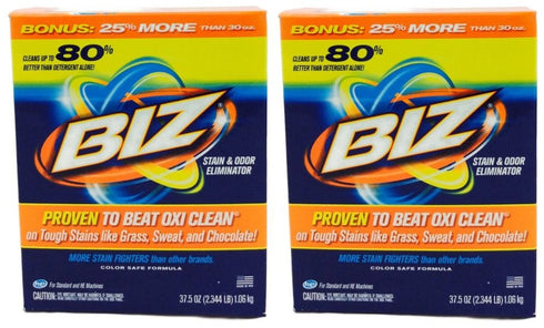 Biz Stain & Odor Eliminator Biz 37.5 Oz. (Pack of 2)