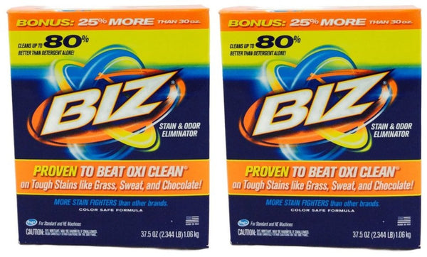 Biz Stain & Odor Eliminator Biz 37.5 Oz. (Pack of 2)