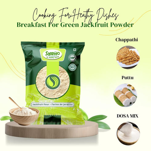 SAAPIDO (1lbs) 100% Green Jackfruit Flour | Natural & Gluten-Free | High Fiber & Protein | Paleo & Keto Friendly