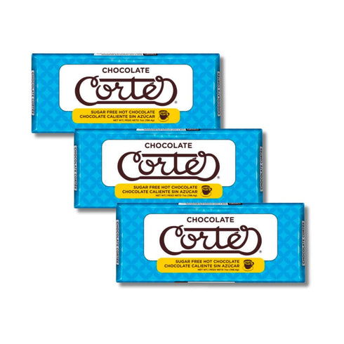 Chocolate Corts Sugar Free Hot Chocolate Bars (Pack of 3)