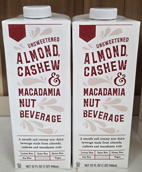 Generic Trader Joe Unsweetened Almond Cashew & Macadamia Nut Beverage 32fl oz 946ml