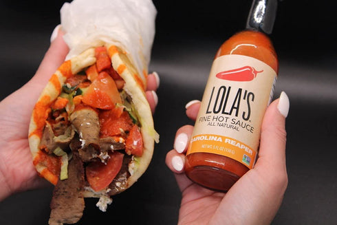 Lola’s Fine Hot Sauce, Carolina Reaper, 5 Fl Oz, All-Natural, Gluten-Free, Keto
