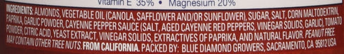 6 Oz (Pack 1) Blue Diamond Almonds Sriracha Flavored Snack Nuts, Resealable Can