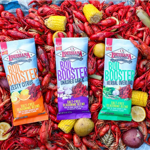 Louisiana Fish Fry Herbal Overload Boil Booster, 8 oz - Flavorful Seasoning for Seafood Boils