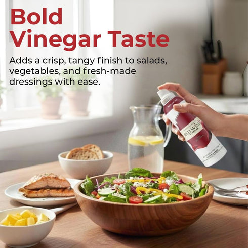 4.7 oz Red Wine Vinegar Spray, Salad Dressings & Vinaigrettes, Marinades & Sauces, No Propellants, Quality Crafted