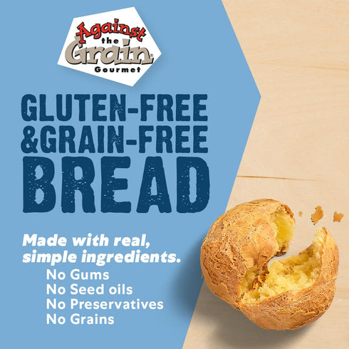 Against The Grain Gourmet Rolls,12.5 oz, Frozen 4 Against The Grain Gluten-Free Original Grain-Free, Seed Oil Free