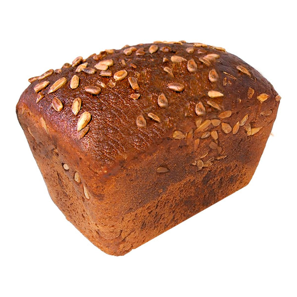 4 Loaves Ukrainian Bread Dark Rye and Wheat with Sunflower Seeds 450