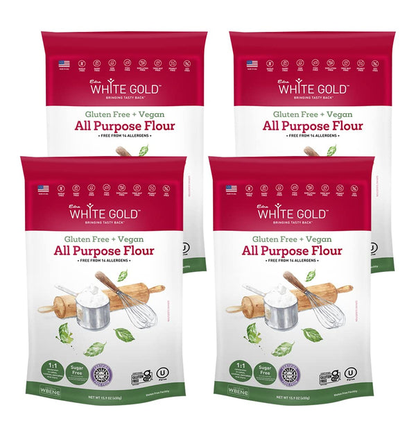 Extra White Gold All Purpose Flour Gluten Free Flour Blend For Baking