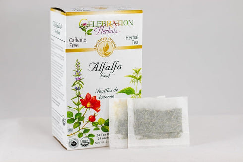 Alfalfa Leaf Tea - Certified Organic, 24 Tea Bags