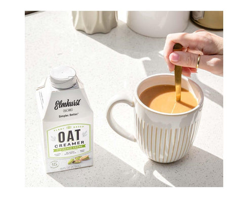 16 Oz Elmhurst, Creamer Oat Pistachio, Fl