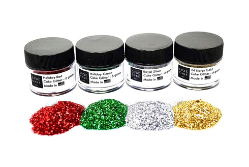 Holiday CHRISTMAS DISCO Diamond Dust Set, 24 grams, Made in USA