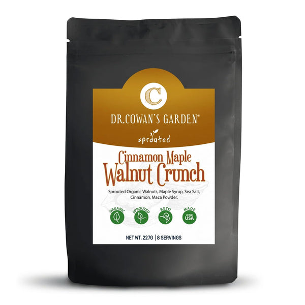Dr. Cowans Garden Flavored Sprouted Walnuts: Cinnamon Maple Crunch - Sprouted Nuts