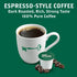 55 Count Cafe La Llave Dark Roast Coffee Pods, Espresso Style, Compatible with Keurig Brewers, Single Serve Rich Bold