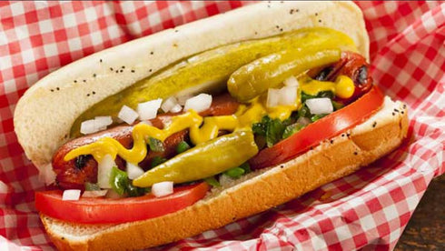 Marconi 128 oz (1 Hot Giardiniera, Chicago Style Vegetable Mix with Peppers, Carrots, Cauliflower, Celery Gherkins