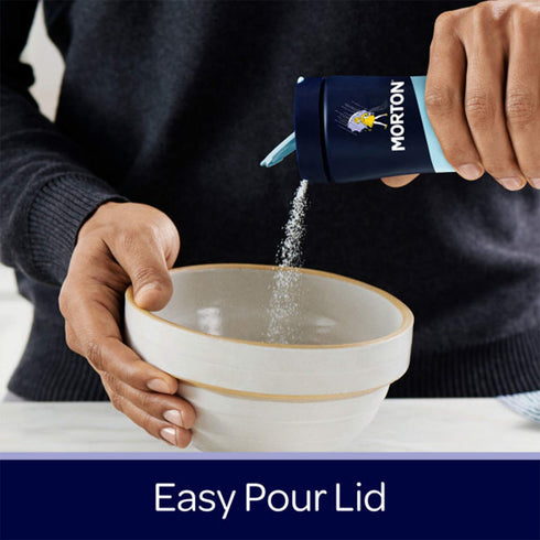 17.6 (Pack 6) Morton Sea Salt, Fine, Ounce