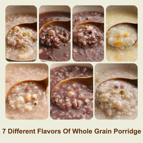 7 95g/P Whole Grain Porridge, Nutritious Breakfast Porridge, different Combinations, Mung Bean Lily Porridge/Red Rice