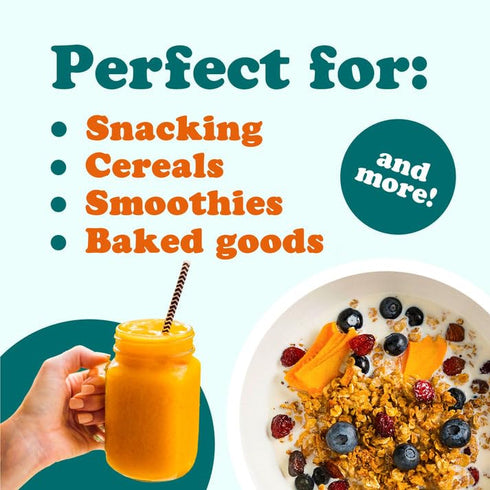 3 Food to Live Mango Strips, Pounds Natural Dried Fruit Trail Snack. No Sugar Added. Vegan, Kosher, Bulk