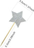 50Pcs Star Cupcake Toppers for All Occasions Party Supplies Decoration with Double Sided Glitter