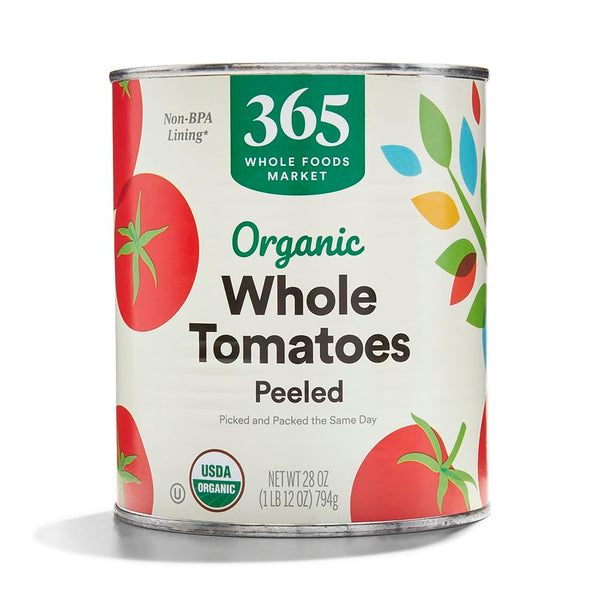 365 by Whole Foods Market, Organic Whole Peeled Tomatoes, 28 oz