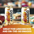 16.57 Oz (12-Pack) De Mi Pais Mango Juice Drink with Pulp Refreshing Canned Juice with Real Mango Chunks, Naturally