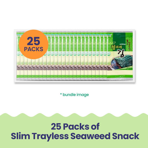 25 Count 3s KIM'S TABLE- Sea Salt - - Organic Roasted Seaweed Sheets - Keto Vegan Gluten Free - Great Source of Iodine