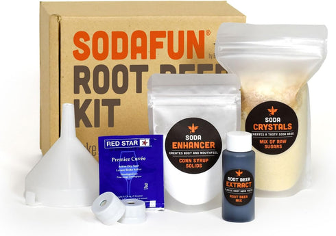 SodaFun - Make Classic Root Beer Soda at Home - Complete Starter