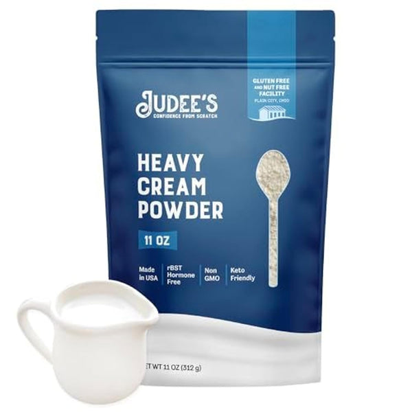 Judee's Gluten Free Heavy Cream Powder - Gluten Free Shelf-Stable Creamer Powder