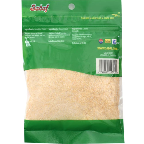 4 Oz Sadaf Granulated Onion - Dried Onion Granulated for Cooking and Food Flavoring - Onion Granules -Kosher