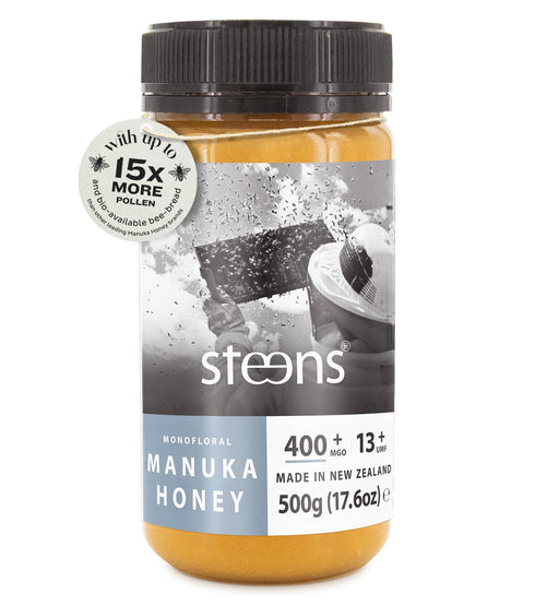 Steens Manuka Honey - MGO 400+ - Pure & Raw 100% Certified