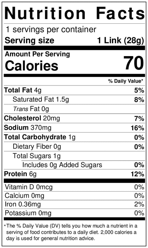 Generic 24 1oz Delicious Dearborn Classic Hunter Sausage - ct - Original Flavor | Premium Snack for Adventurers