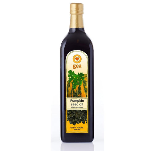 Original Styrian Pumpkin Seed Oil GEA 8.4oz (250ml) 100% Natural, Unrefined, Vegan,