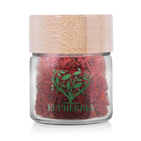 EUPHERBIA Saffron, Grade A+ All Red Threads, Pure Premium Natural Spice for Culinary Delights, Kosher Certified