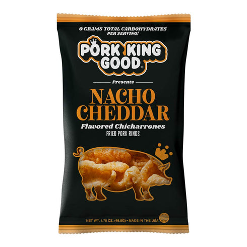 6 Pack Pork King Good Pork Rinds Variety (Chicharrones) Keto Snacks