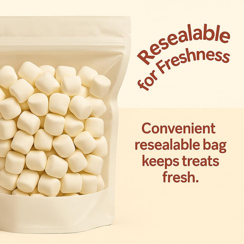Generic 10 Mini White Marshmallows, Ounce, Resealable Bag, Perfect for Hot Cocoa and S'mores