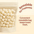 Generic 10 Mini White Marshmallows, Ounce, Resealable Bag, Perfect for Hot Cocoa and S'mores