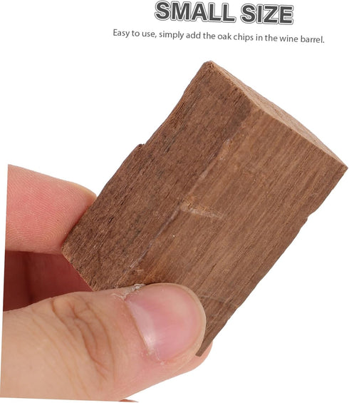 Hemobllo Aging Chip Wine Making Oak Cubes for Home Brewing Enhance Flavor Aroma for Wine Stores Restaurants Random
