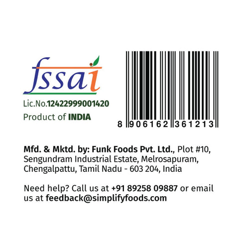 (Pack 1) 100gm 5 100% Simplify Broccoli & Green Pea Spread - of - Family Friendly | Each Makes for Sandwich | Tasty