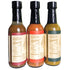 Pack Pack 3 (5 oz Farmer Nate's Hot Sauce Variety Smokehouse Habanero, Curry Jalapeo & Kentucky Tang Bold, Small Batch