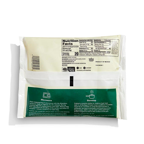 365 by Whole Foods Market 12 oz, (Frozen) , Organic Riced Cauliflower