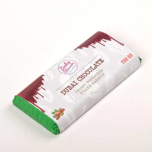 7oz Packed Dubai Chocolate PREMIUM Kunafa Pistachio Bar- Perfect for Gifting, Exclusive Handmade Chocolate Dessert