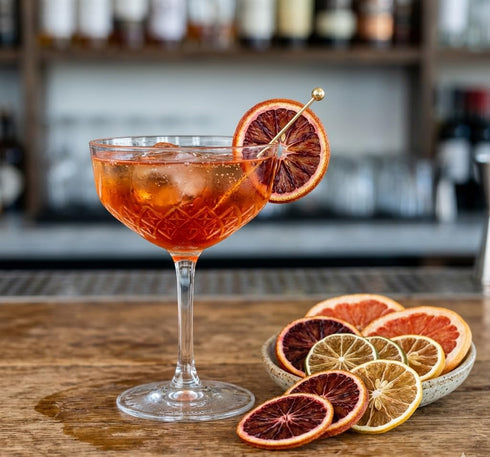 Dolce Dried 5 Dried Citrus Slices Mix Varieties (,Blood Orange,Orange, Lemon, Lime, Grapefruit) Cocktail Garnish Kit