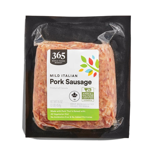 365 by Whole Foods Market 365 Mild Italian Pork Sausage, 16 OZ
