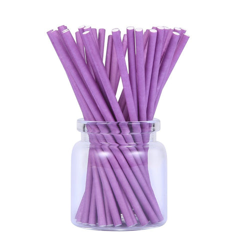 210 Count Colored Lollipop Sticks, 4 Inch, 7 Colors (Rose-red, Blue, Yellow, Purple, Green, Watermelon Red, White)