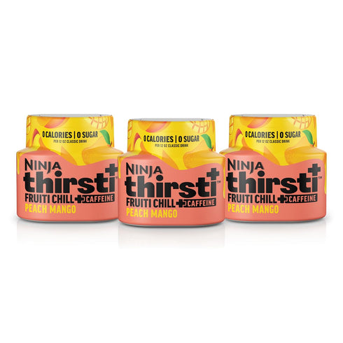 Ninja Thirsti Flavored Water Drops, FRUITI CHILL+ Peach Mango, Bold Fruit Flavor
