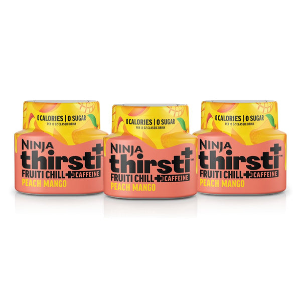 Ninja Thirsti Flavored Water Drops, FRUITI CHILL+ Peach Mango, Bold Fruit Flavor