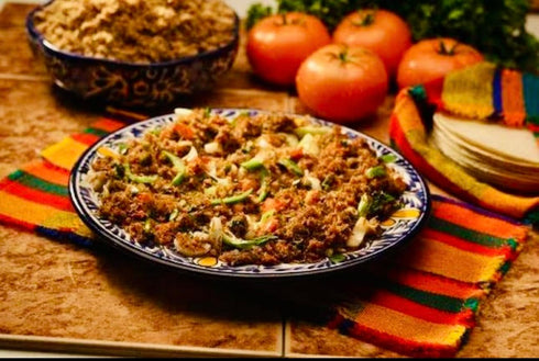 border merchant 16 oz Machacado Carne Seca De Res Beef Machaca Shredded Jerky
