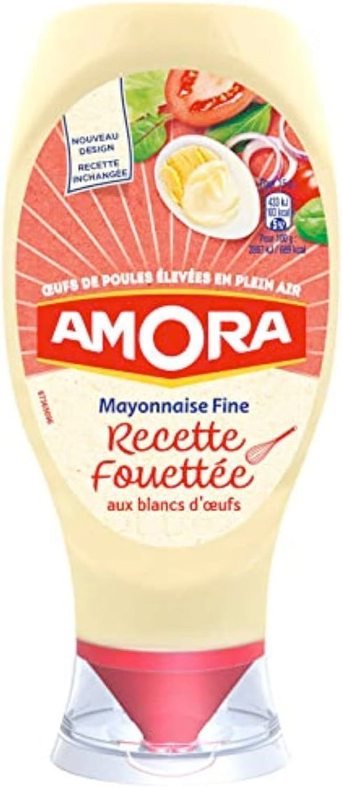 Amora Mayonnaise Fouette Blancs d'Oeufs 398g