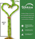10 Inch Lucky Indoor Bamboo Heart - Live Plant - Ships Bare Root - Approx Tall Heart Shaped Stalk - Air Purifying