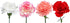 50 Pack FlowerPrime Valentine's Day Carnations - Fresh Natural Cut Flowers Special Holiday Variety